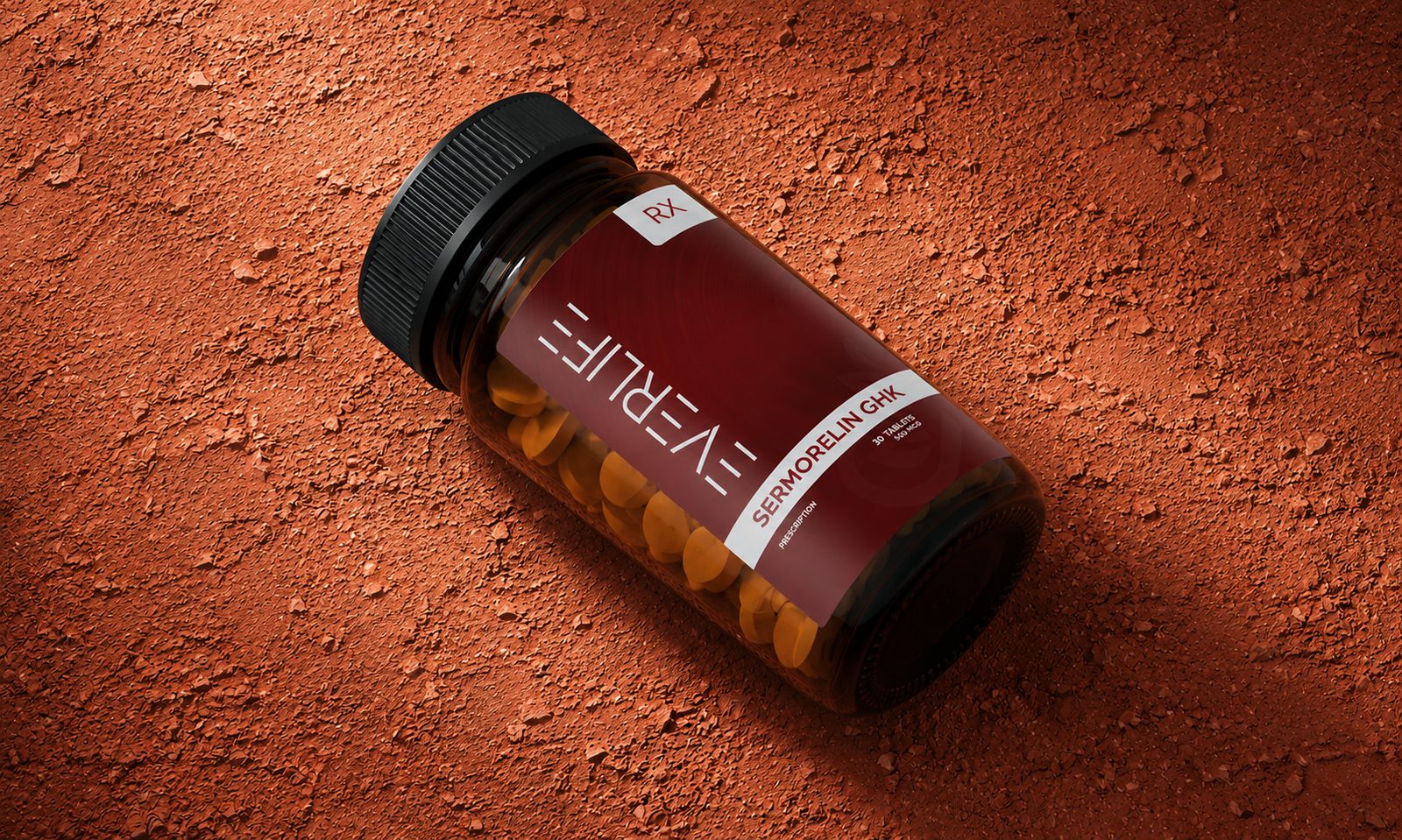 Everlife Sermorelin GHK bottle