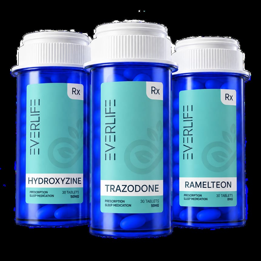 Everlife prescription sleep medications — Hydroxyzine, Trazodone and Ramelteon